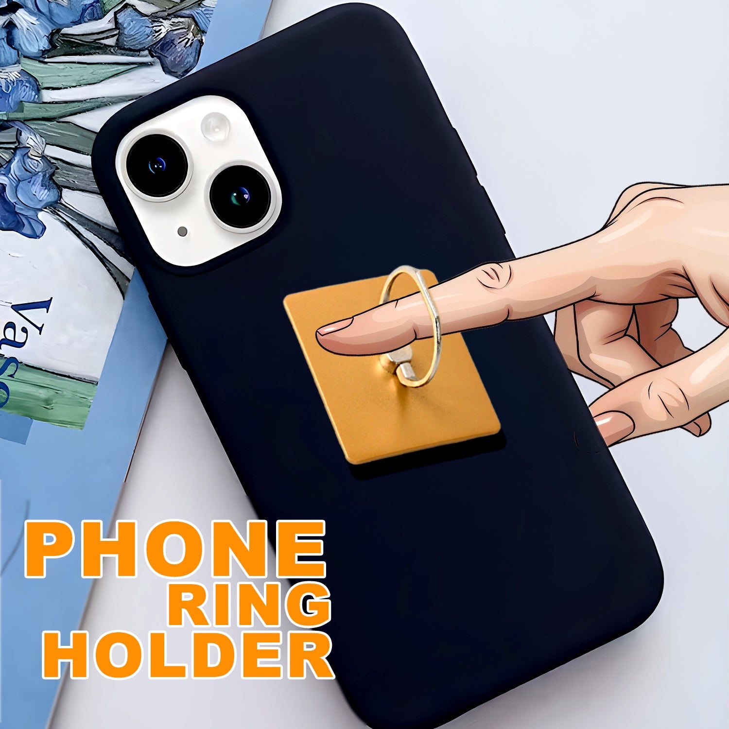 360° rotation phone ring holder for hands-free use 360° rotation phone ring holder for hands-free use